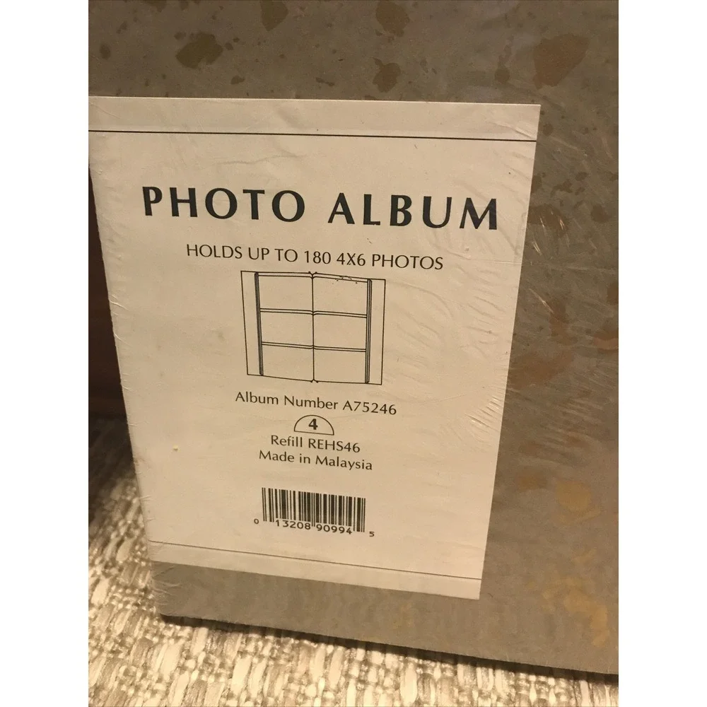 Burnes Photo Album‎ with Slip-In Storage Gift Box Holds 180 4x6 Photos